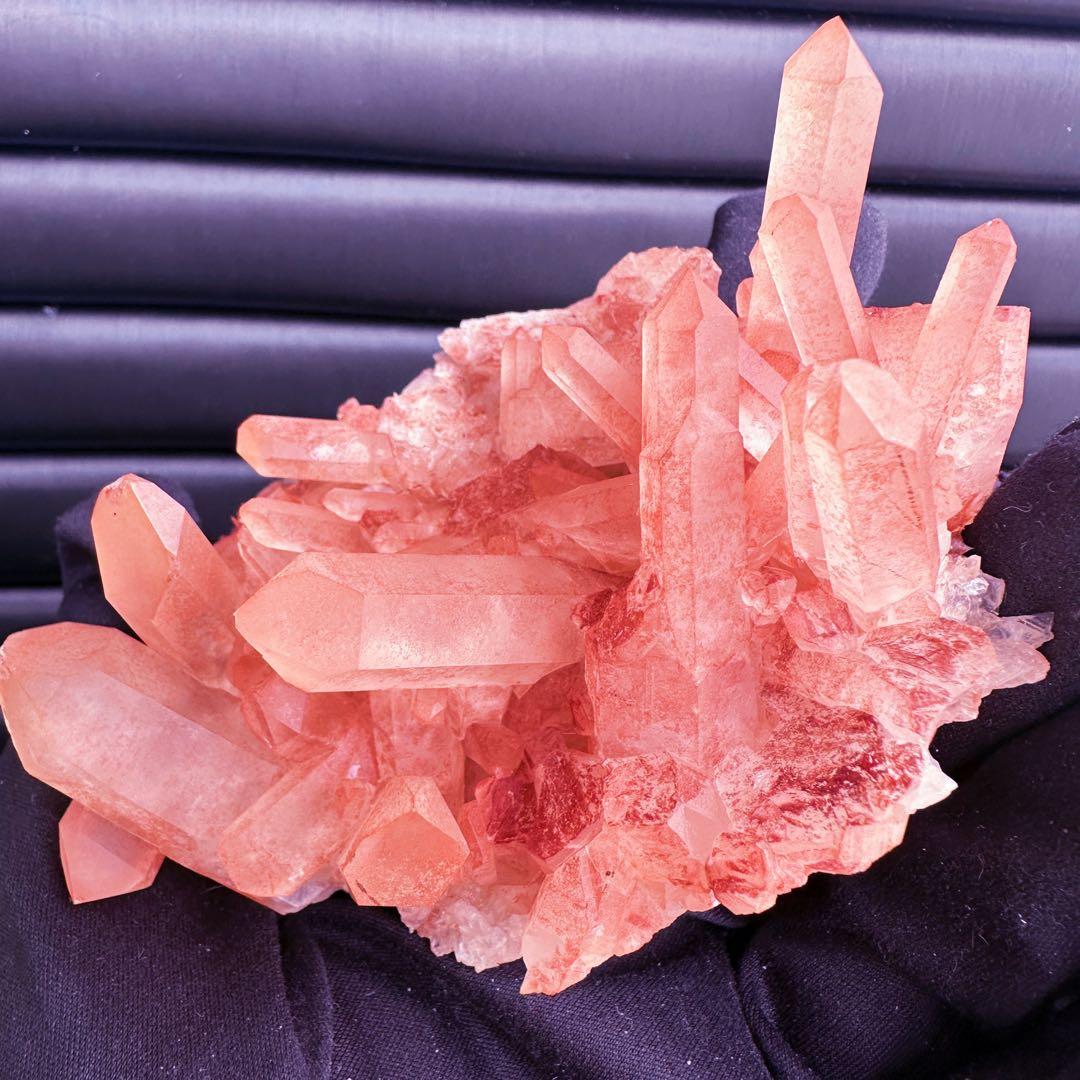 爆レア❗️浄化❗️超綺麗♡超強いパワー ピンク ヒマラヤ クラスター天然石A1541