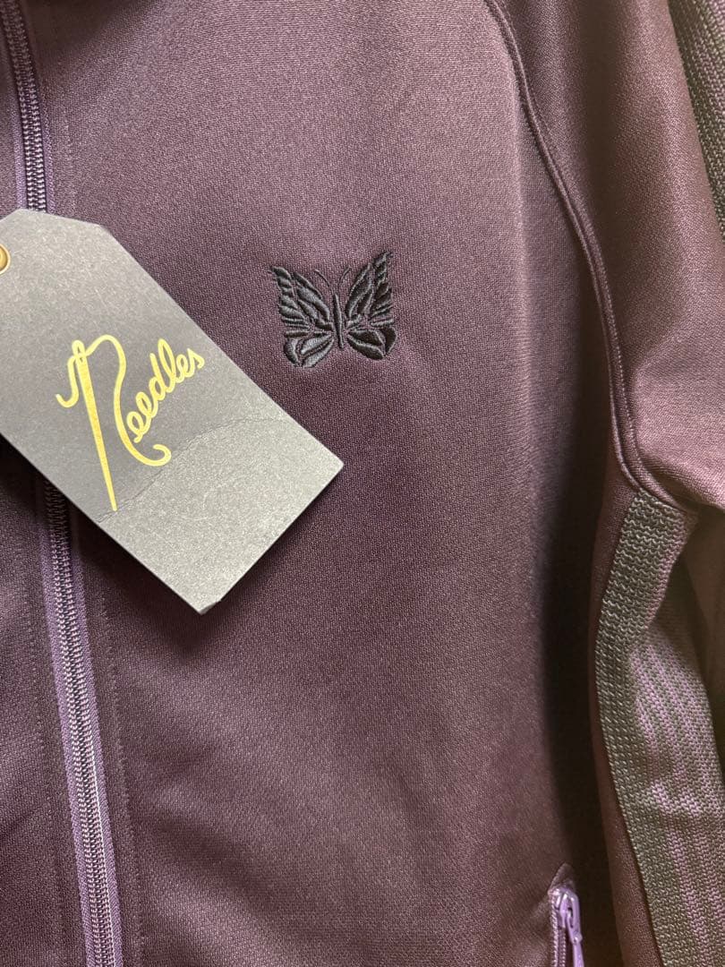 新品同様★NEEDLES Track Jacket ダークパープル　Lサイズ