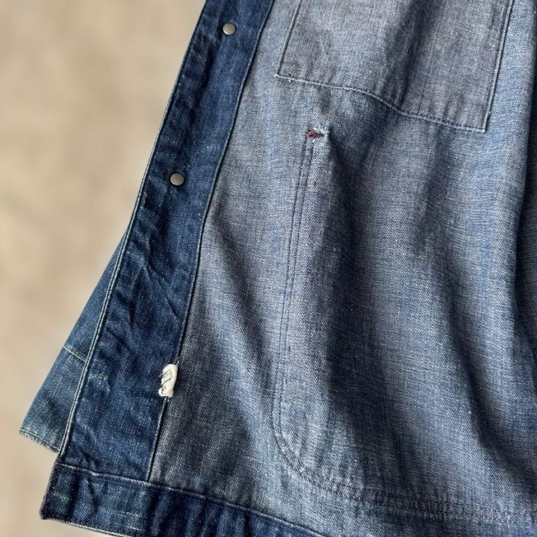 Sanforizedサンフォライズド　カバーオール　ビンテージ　インディゴ