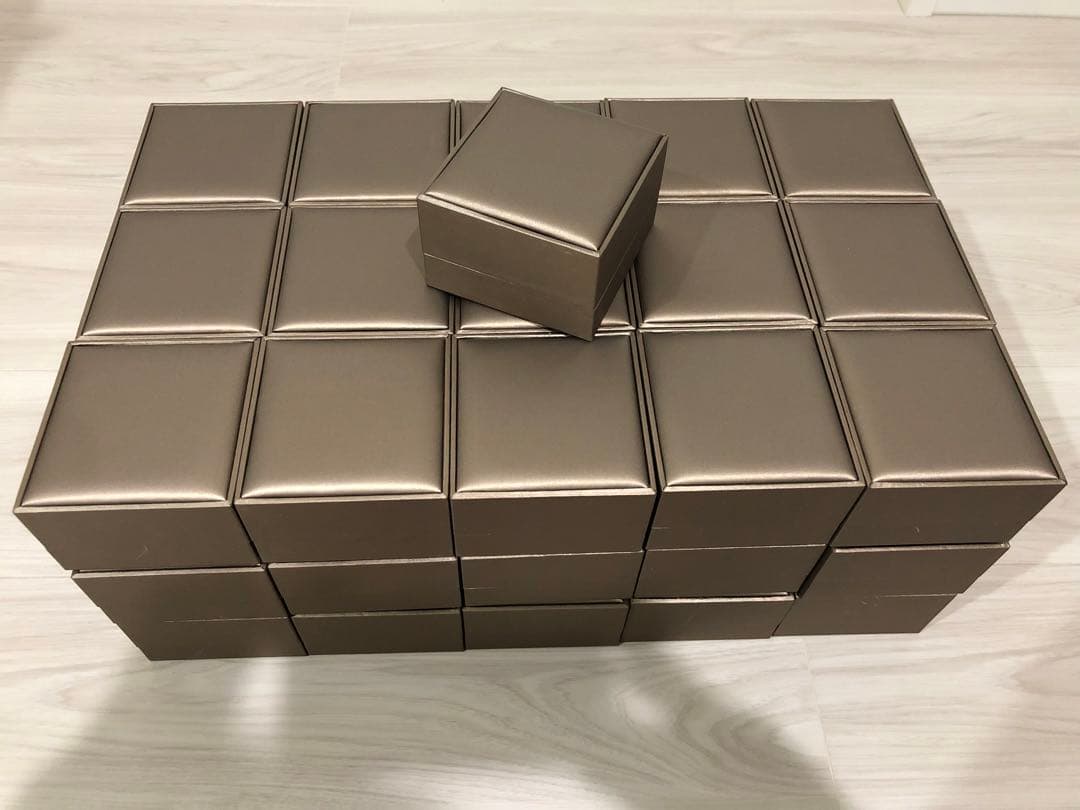 【ジュエリーケースまとめ売り】ネックレスケース 空箱 フリマ 手作り市 46個