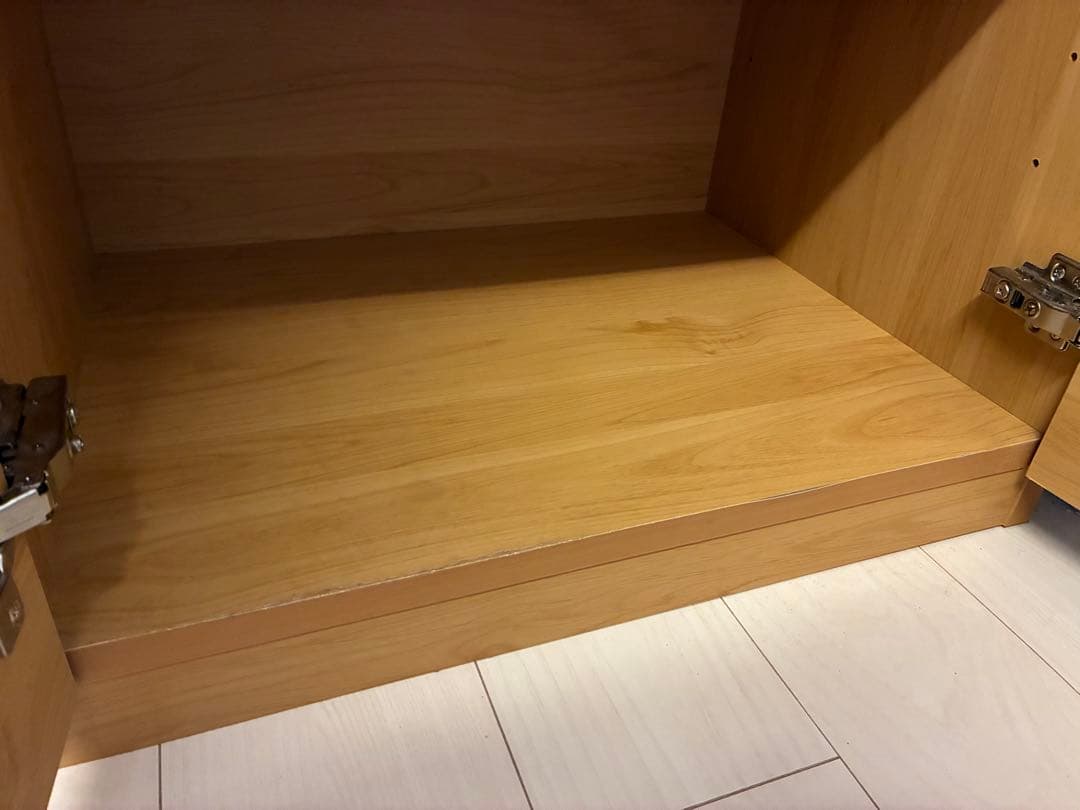 LOWYA [幅116] 食器棚 キッチン収納 レンジ台 レンジボード