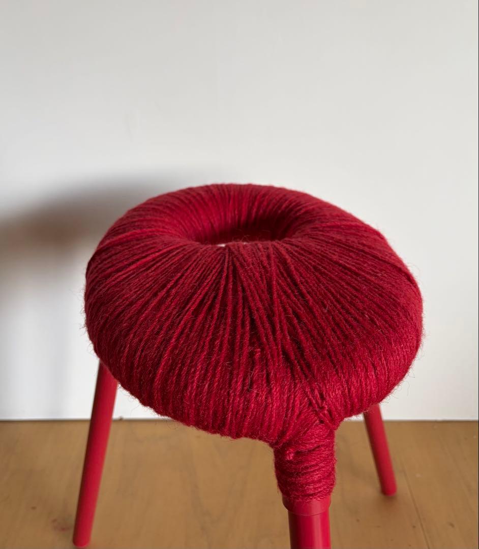 OLD IKEA 毛糸のスツール Eskilstuna 1999