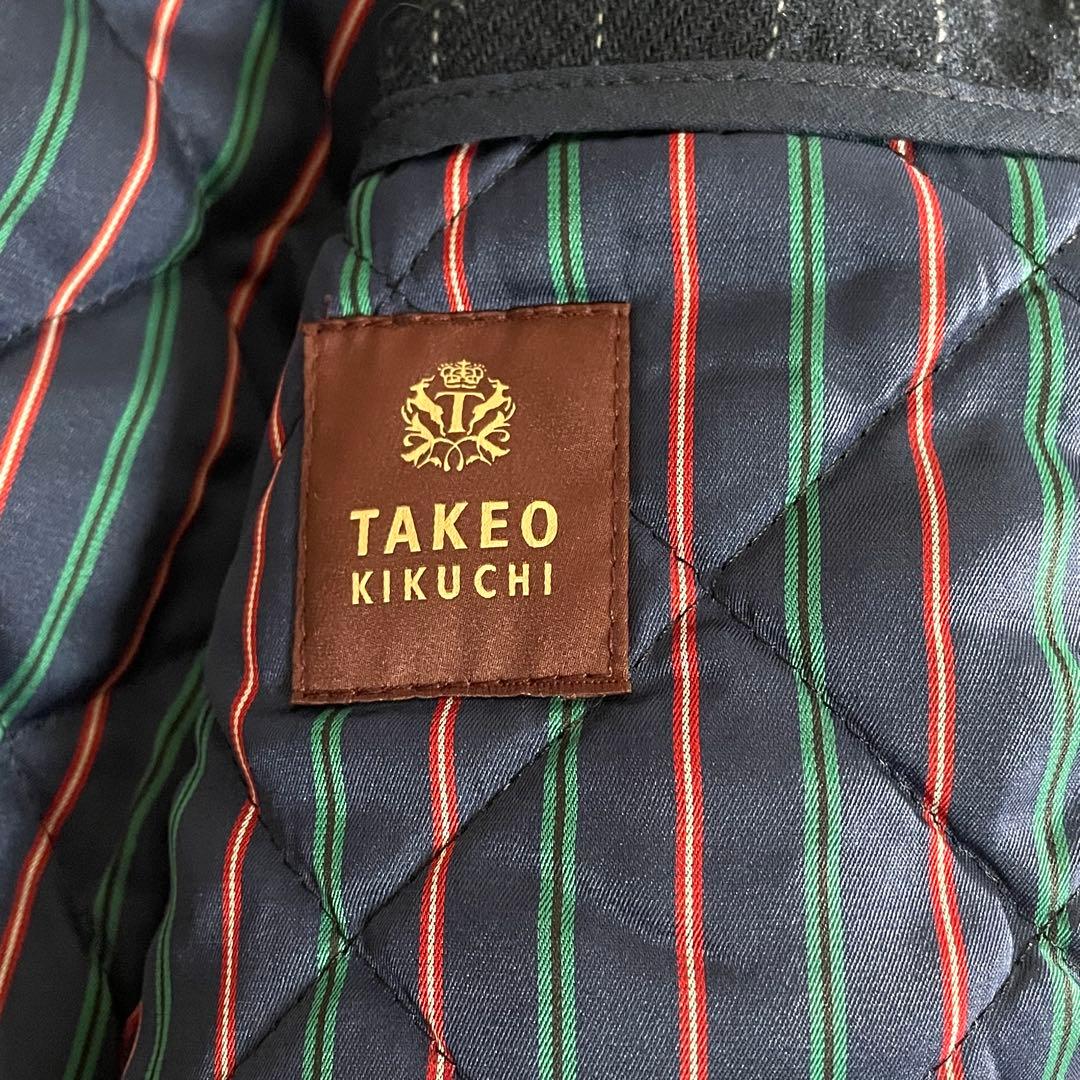 ショット×タケオキクチ　ピーコート　740N　ピンストライプ　米国製　サイズ４０