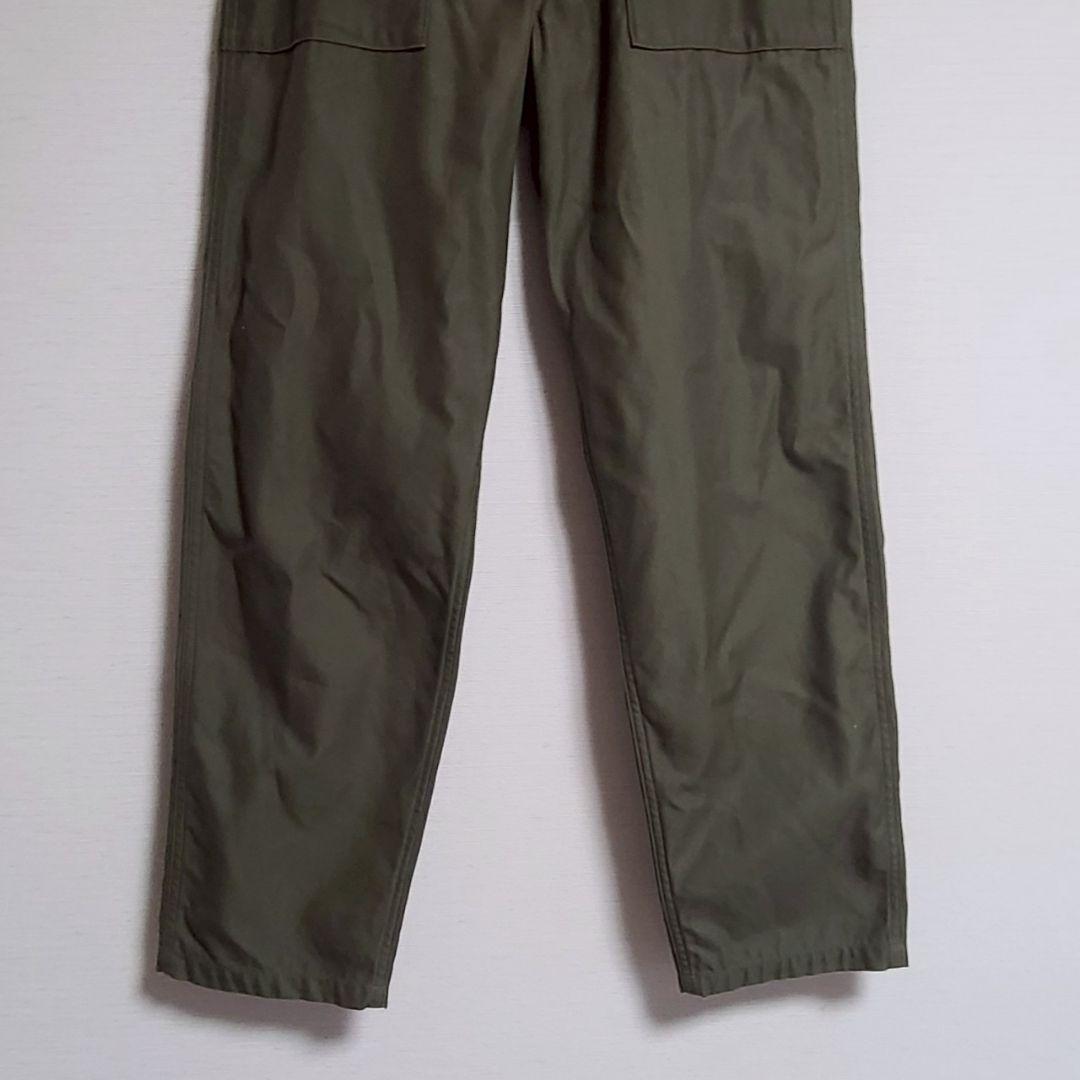シオタ CIOTA スビンコットンバックサテンベイカーパンツ ミリタリー 2