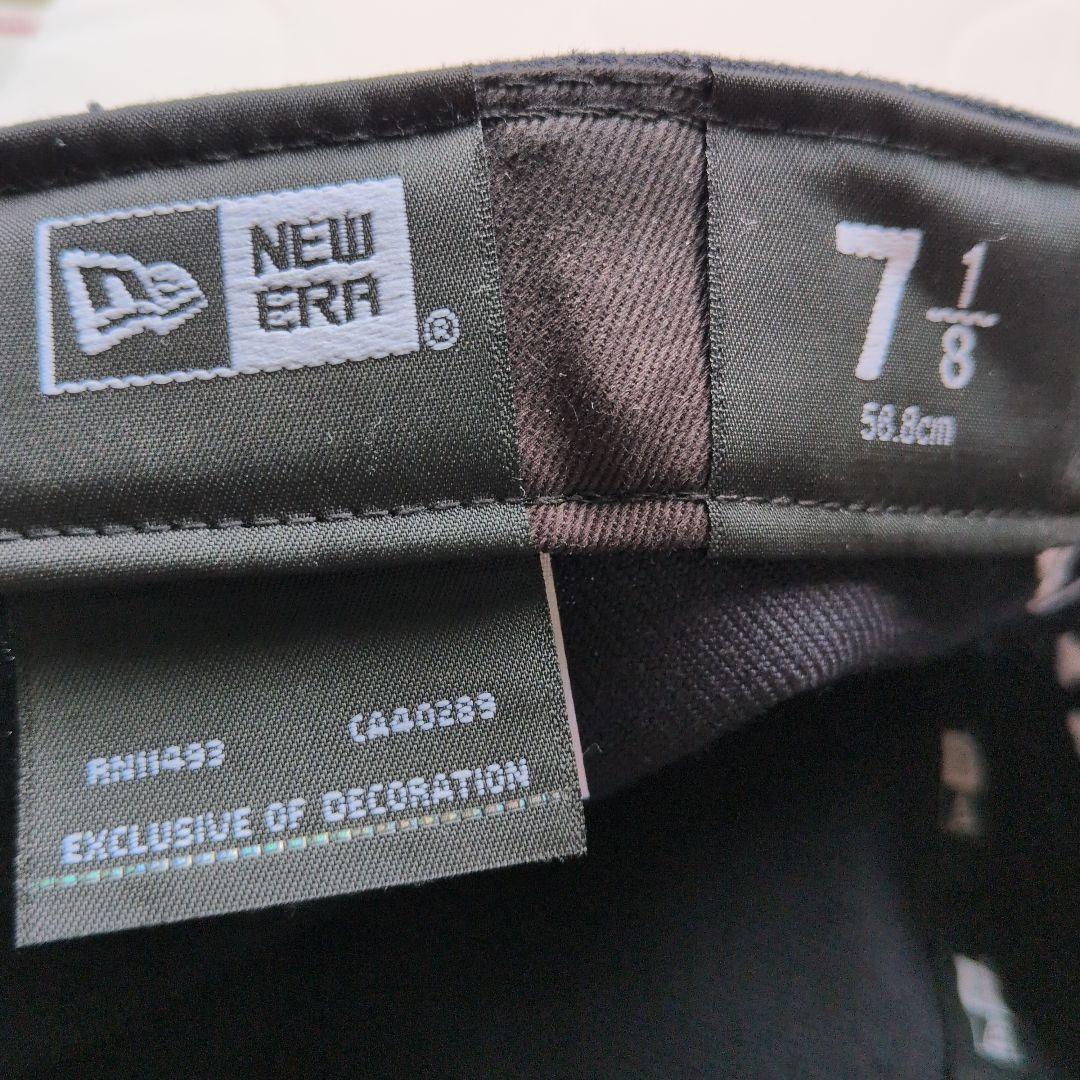 NEW Era PILLBOX ストラップキャップ　ネイビー　7 8/1