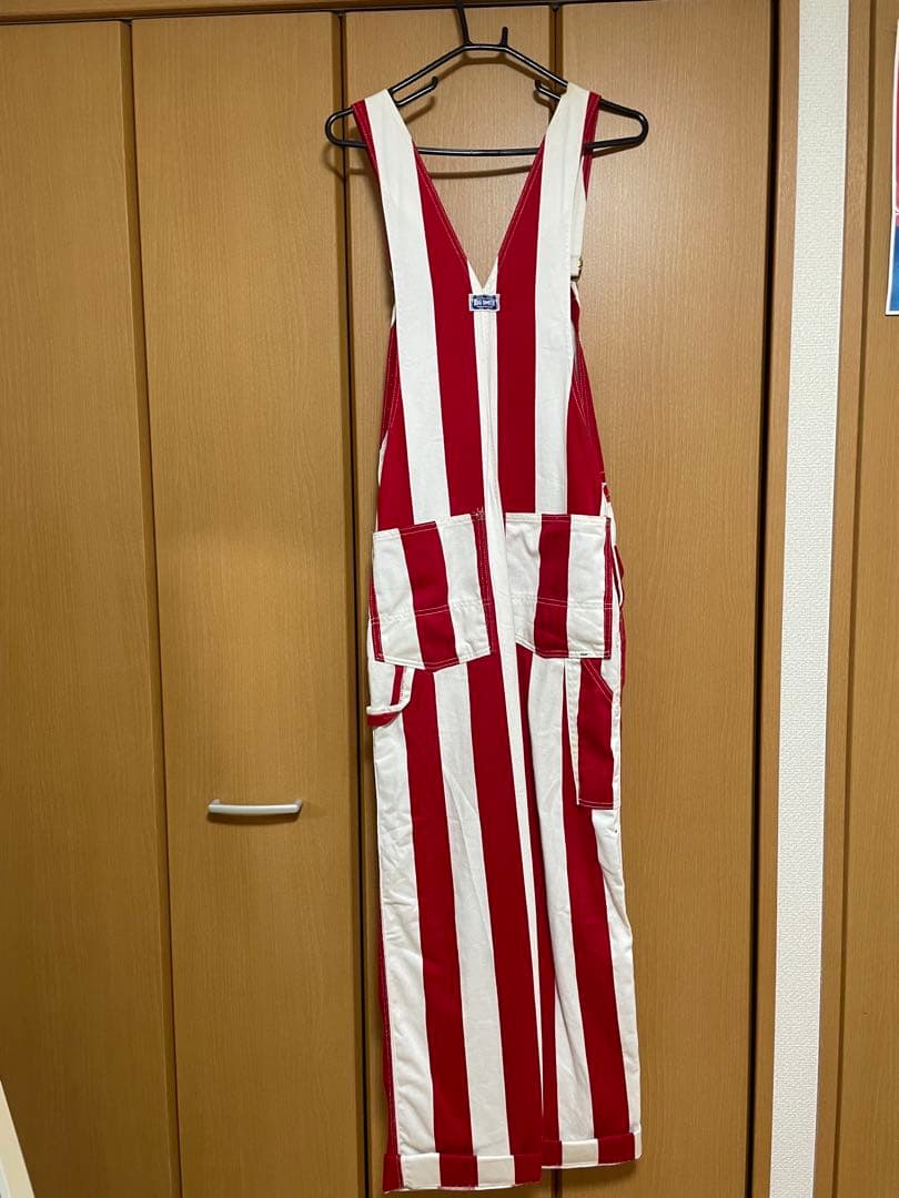 70s BIG SMITH ストライプ オーバーオール 希少