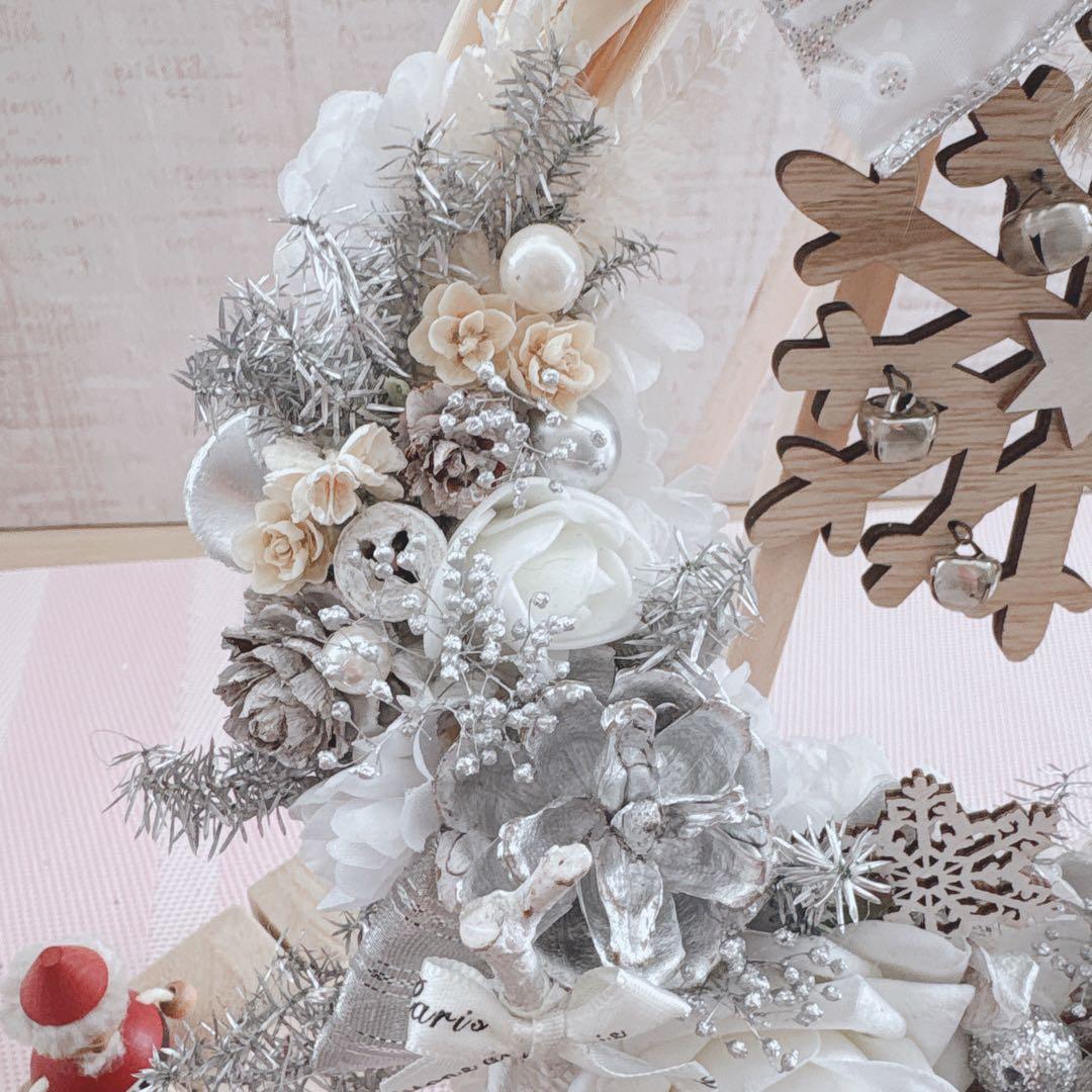 No146 聖なる夜のWhite ❄︎.*クリスマスリース