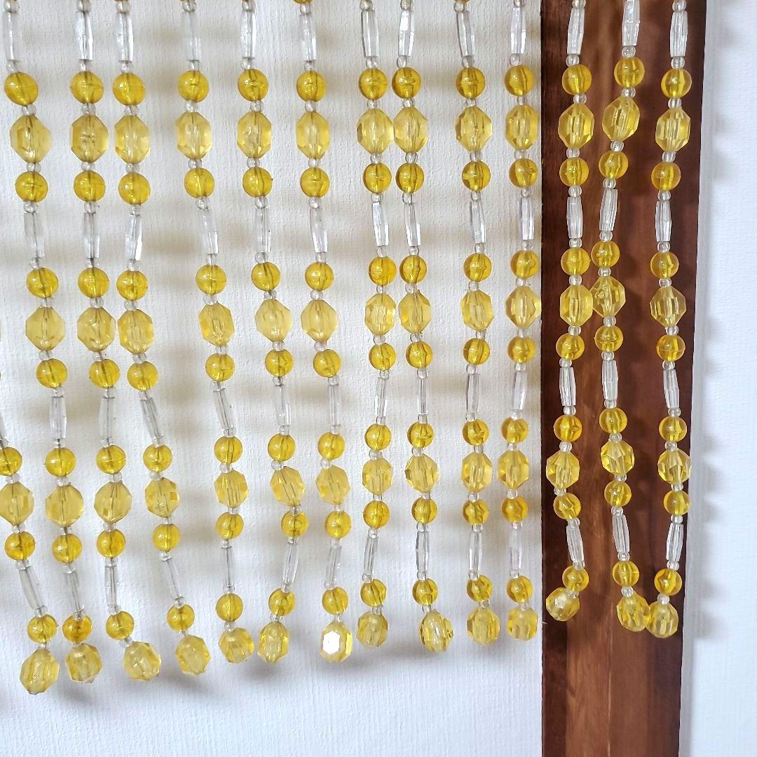 レトロポップ　珠暖簾　ビーズ暖簾　のれん　ビーズカーテン