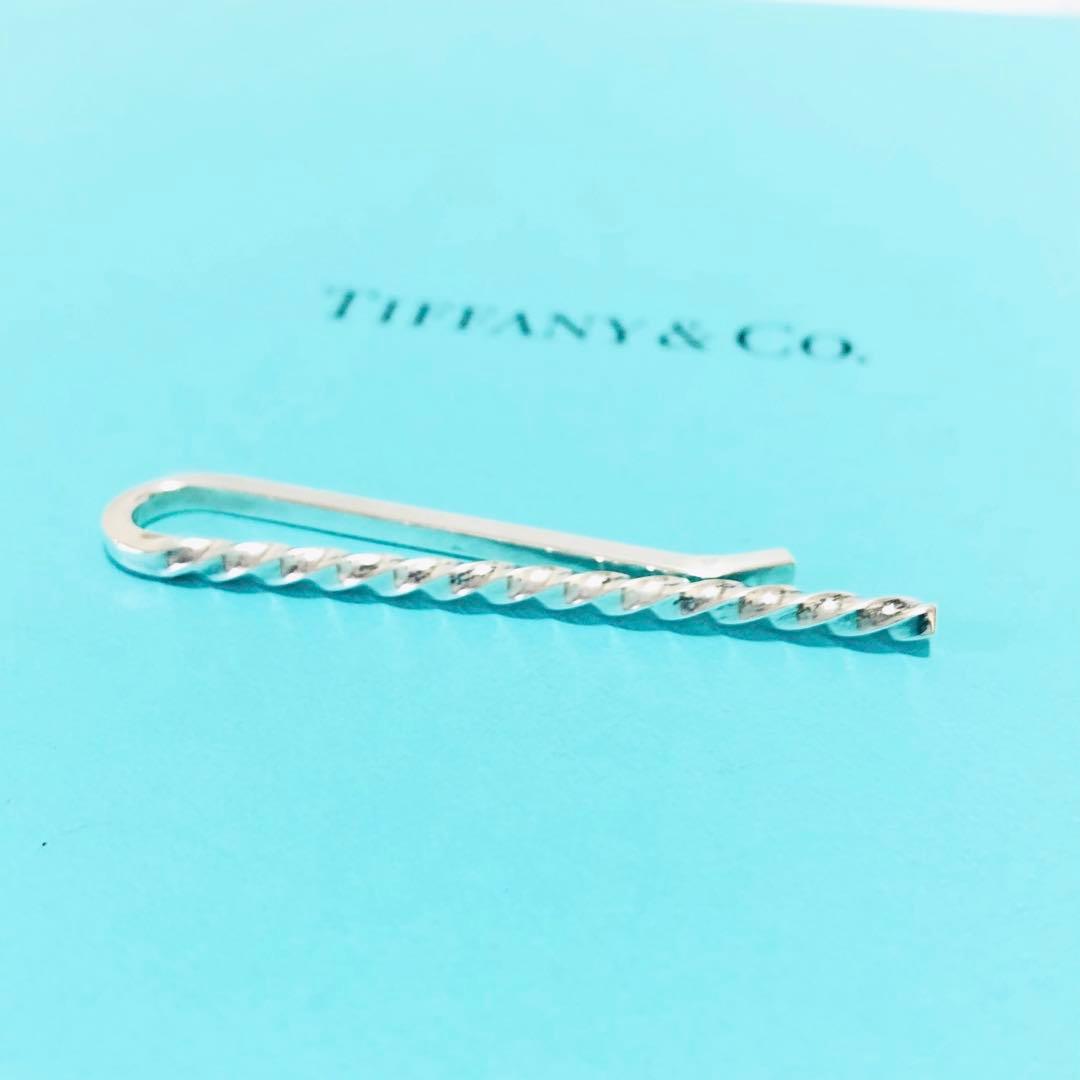 TIFFANY ナロー ツイスト ネクタイピン タイバー J256020