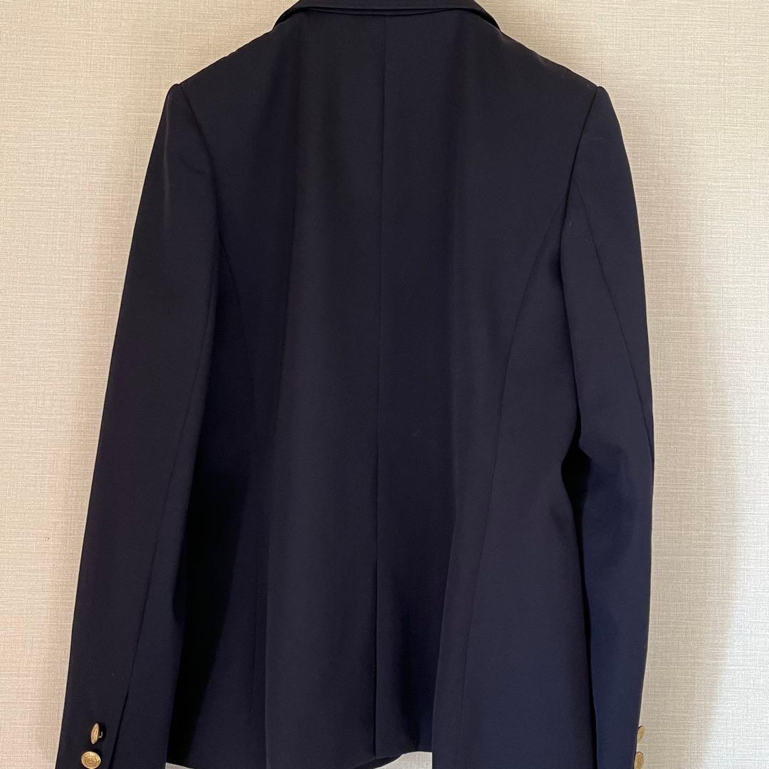 EASTBOY 紺ブレ ジャケット9号 チェックスカート11号　リボン　セット