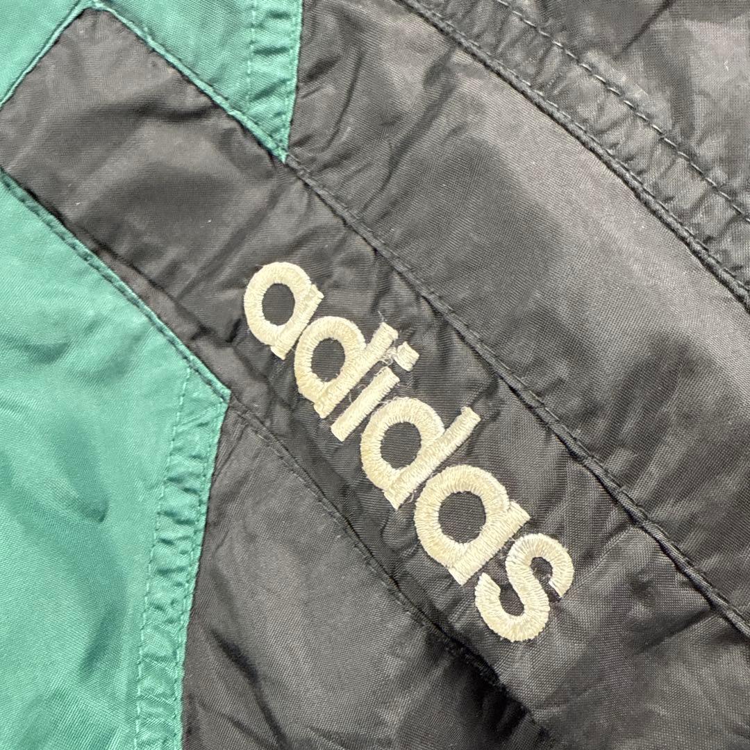 80s adidas ハーフジップ ナイロンジャケット アノラック L 希少