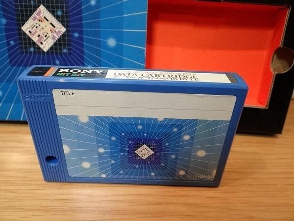 80年代 ビンテージ SONY MSX 4KB データカートリッジ HBI-55