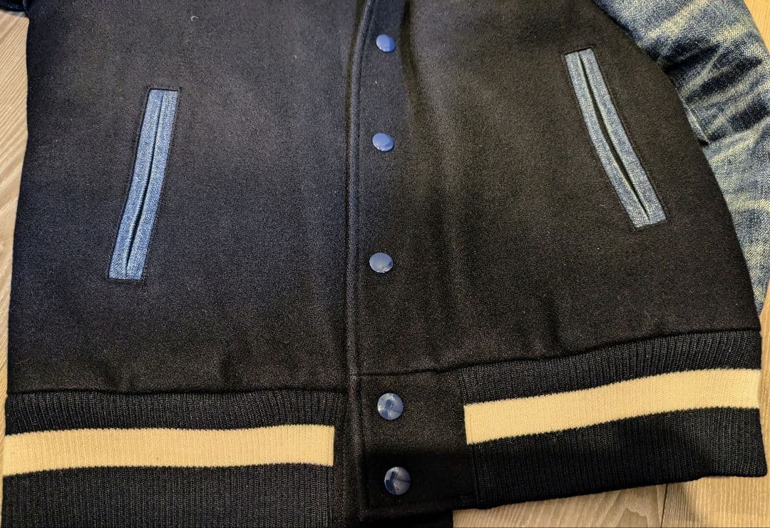 DENIM BY VANQUISH & FRAGMENT スタジャン サイズ L