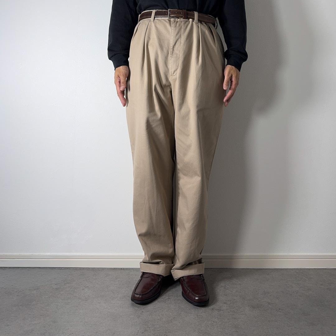 PoloRalphLauren 90s ポロチノANDEW 2タックチノパン古着