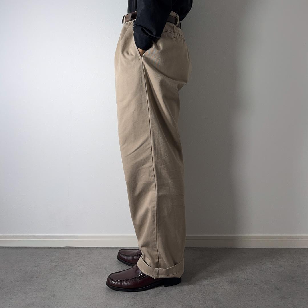 PoloRalphLauren 90s ポロチノANDEW 2タックチノパン古着