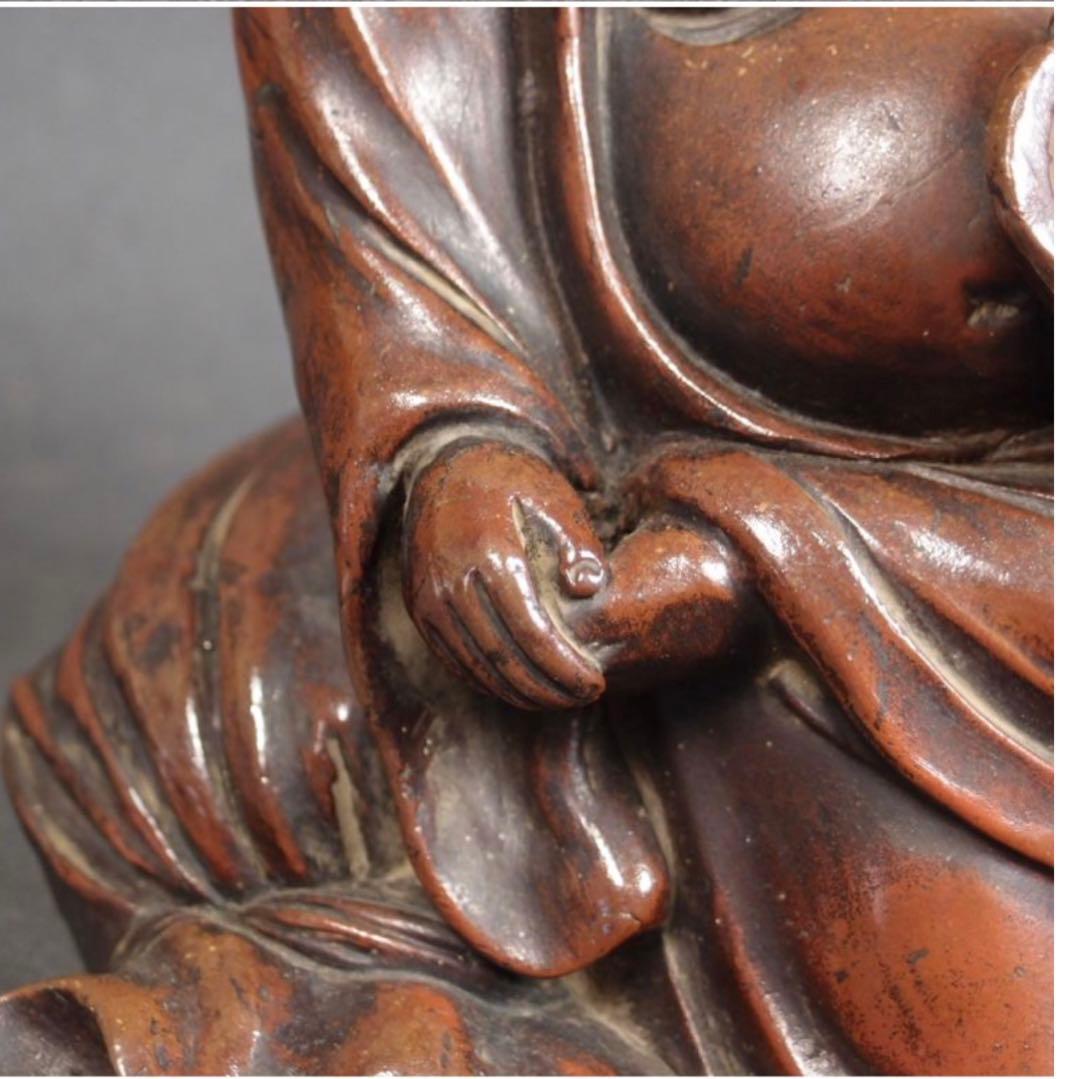 送料無料　値下げ中　江戸期古備前焼　伏香炉/置物