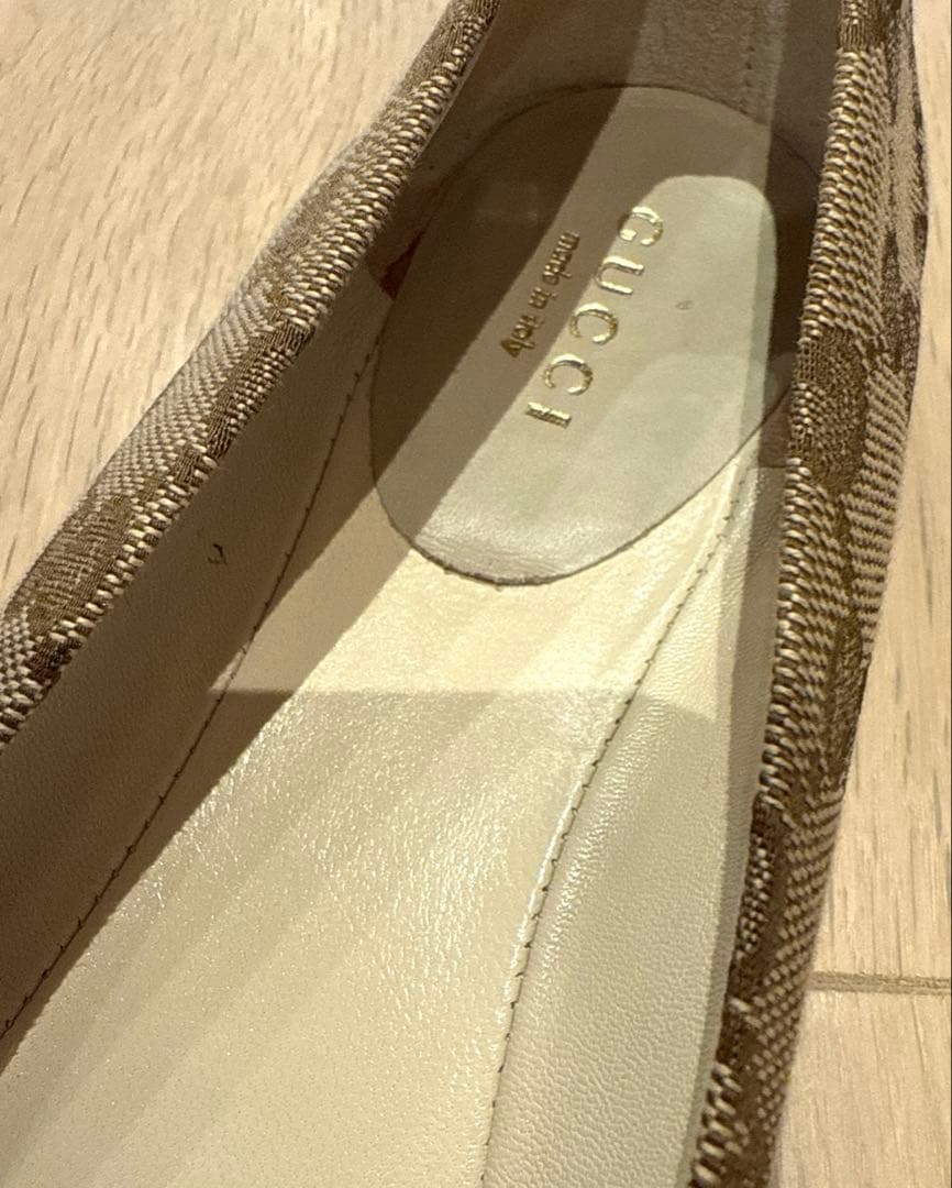 GUCCI フラットシューズ　バレリーナシューズ　36.5