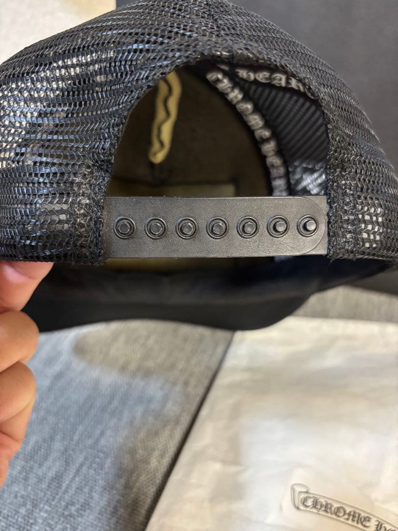 確実正規品　クロムハーツキャップ　国内正規品　ブラック