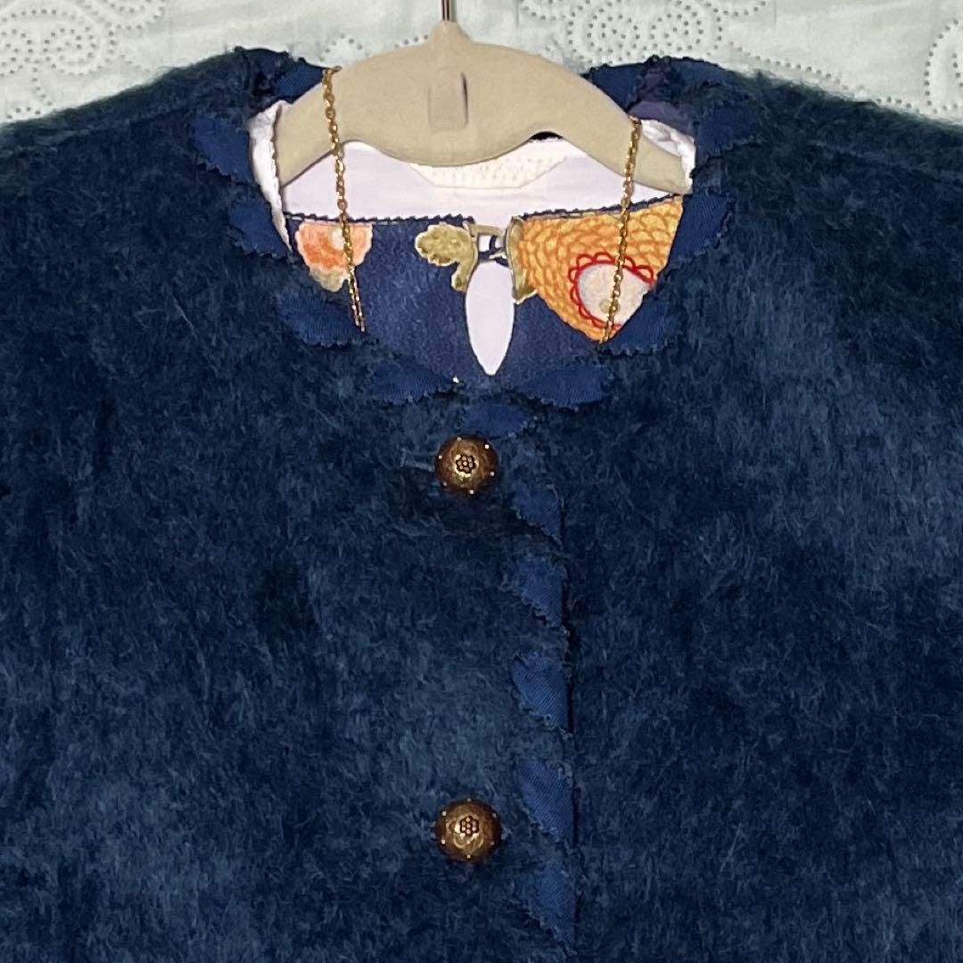 カネコイサオ ジャケット ウール キルティング(ブルー)KANEKO ISAO