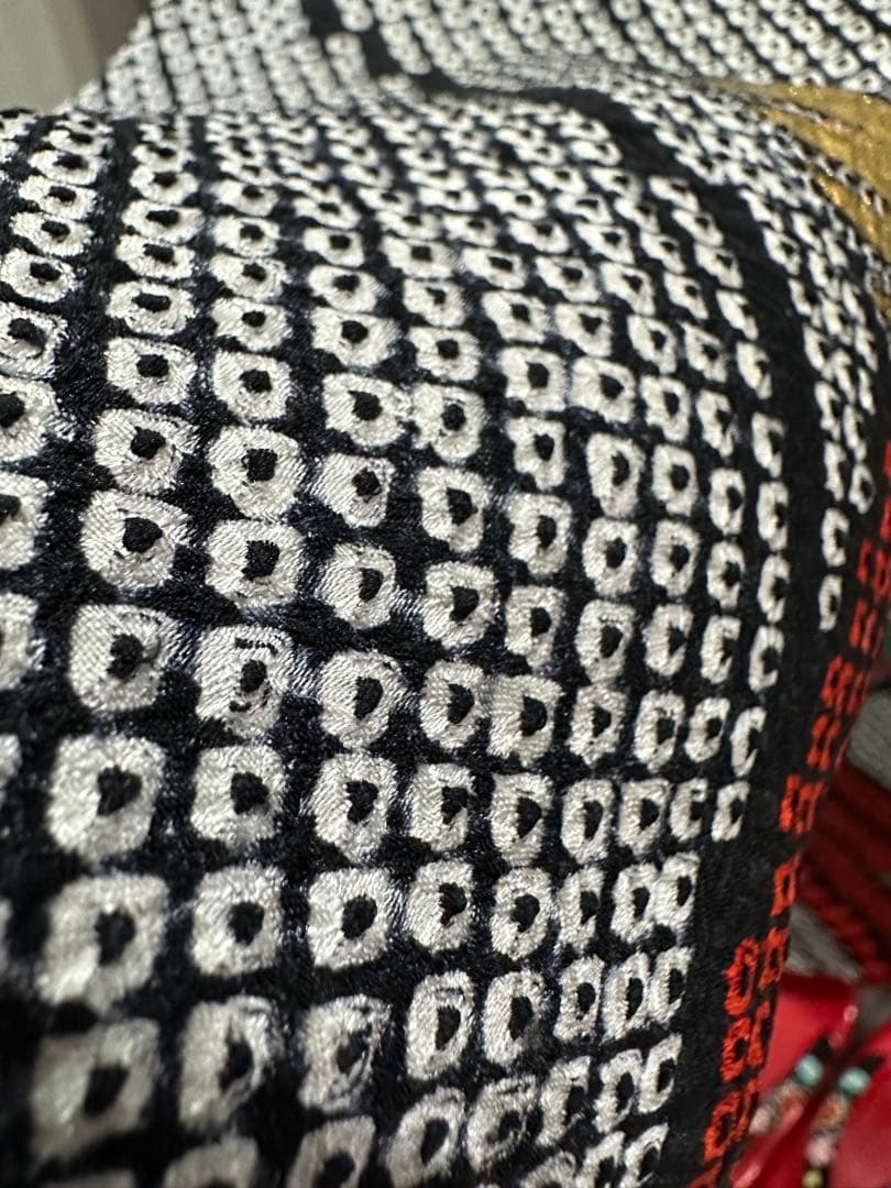 高級総絞り　正絹　七五三　着物　フルセット