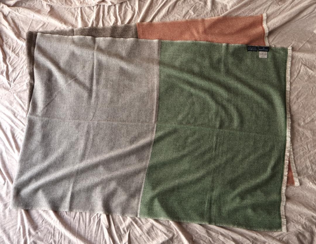 未使用 期間限定お値下げ イタリア フランコバッシ ウール&カシミヤ 大判