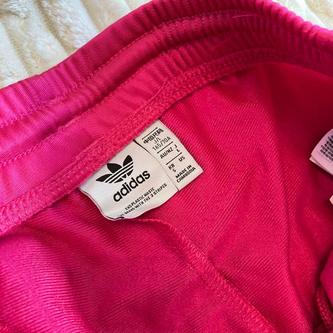 【adidas（アディダス）】美品 アディブレイク トラックパンツ ピンク L