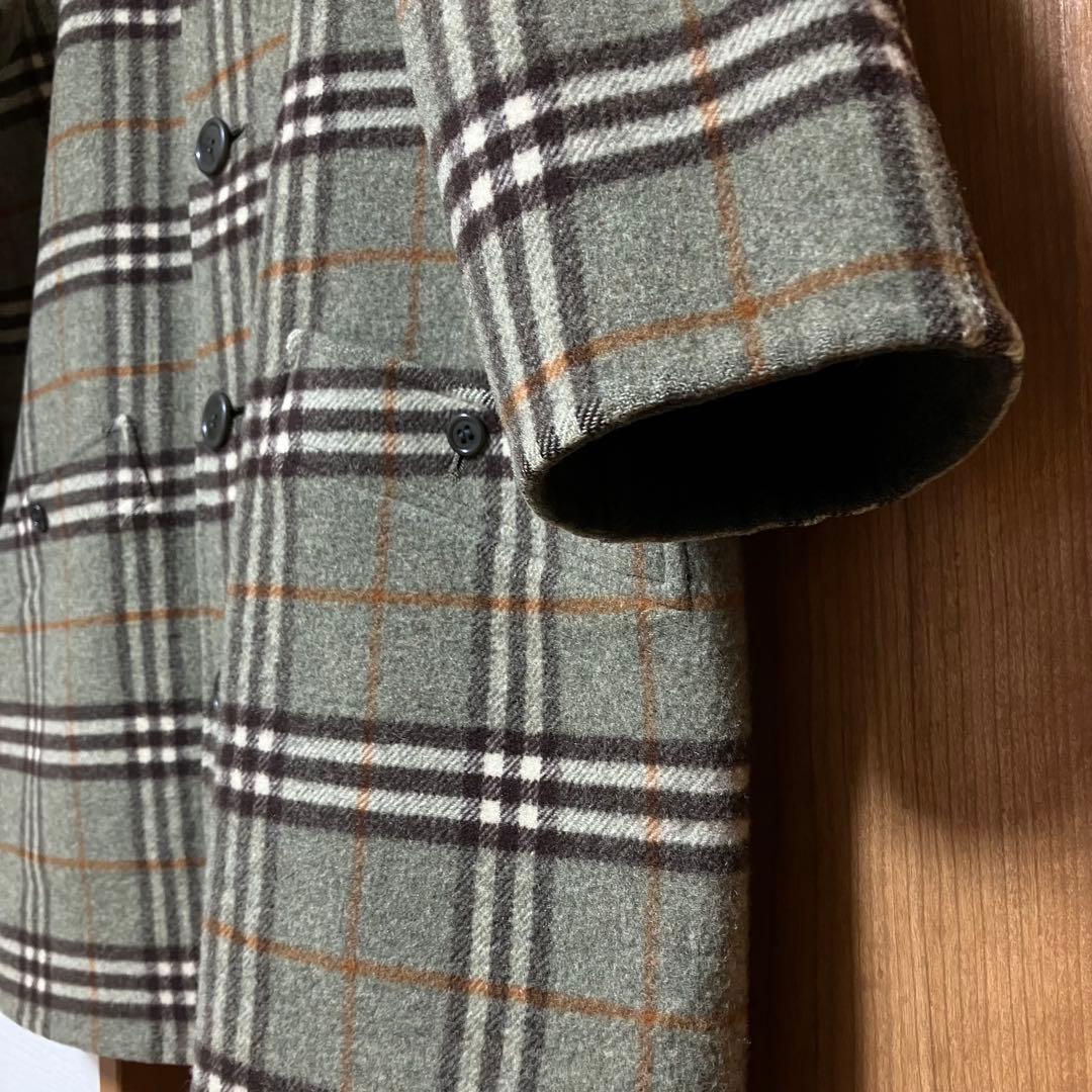 Burberrys バーバリー リバーシブル ウールコート グレー 11AB2