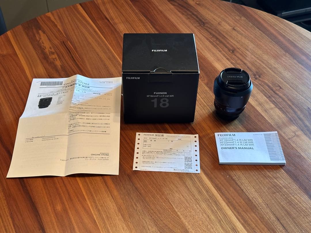 【最終値下げ】Fujinon XF18mmF1.4 R LM WR