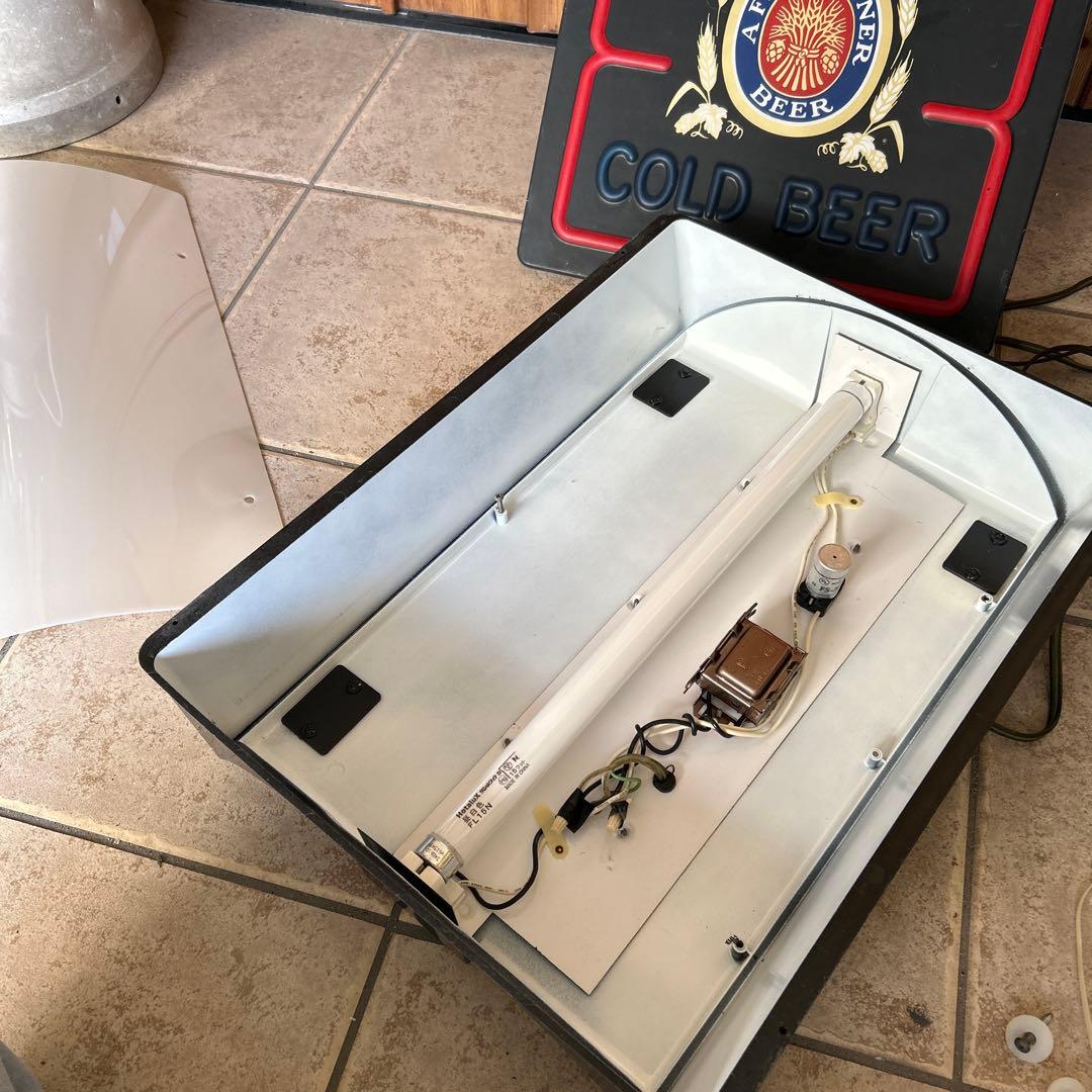 80's ヴィンテージ Miller Lite Beer ライトサイン 看板