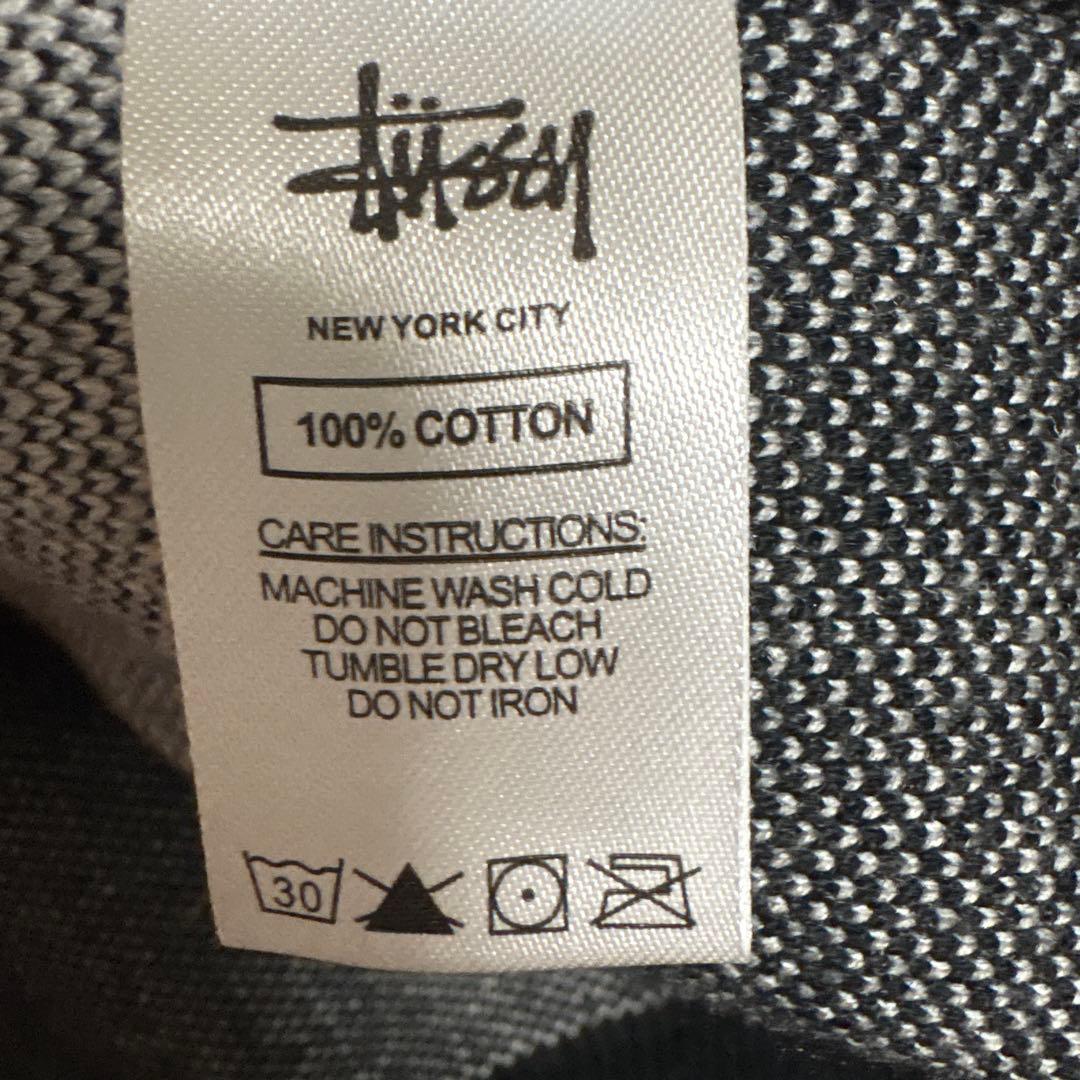 Stussy グラフィックニットセーター ブラック/クリーム