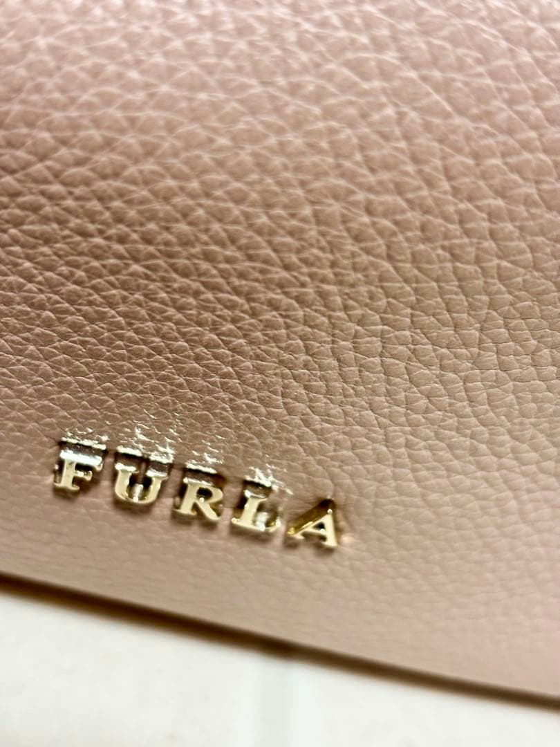 フルラ コスタンザ バケット ハンドバッグ バイカラー レザー　未使用級