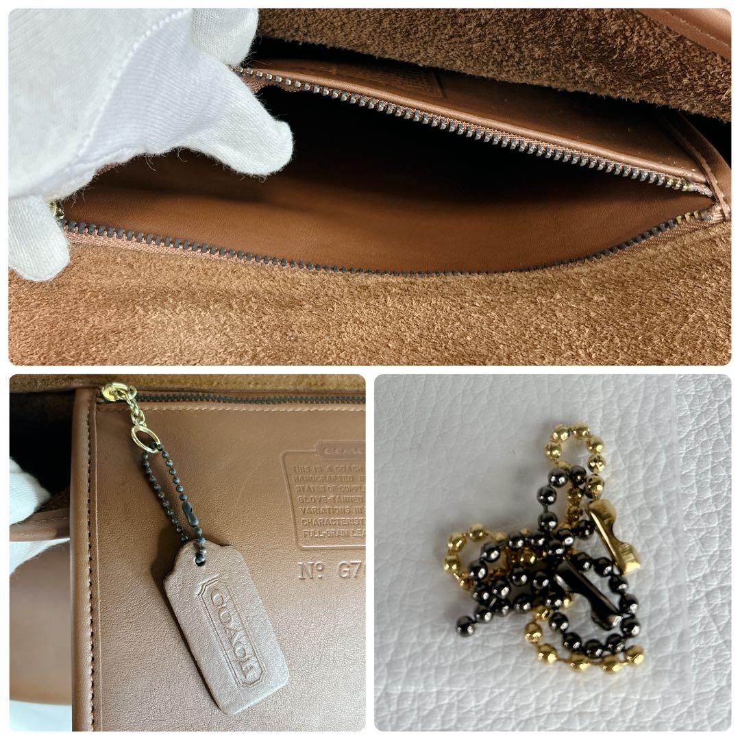 未使用 COACH オールドコーチ レザー ビジネスバッグ 2wayブラウン