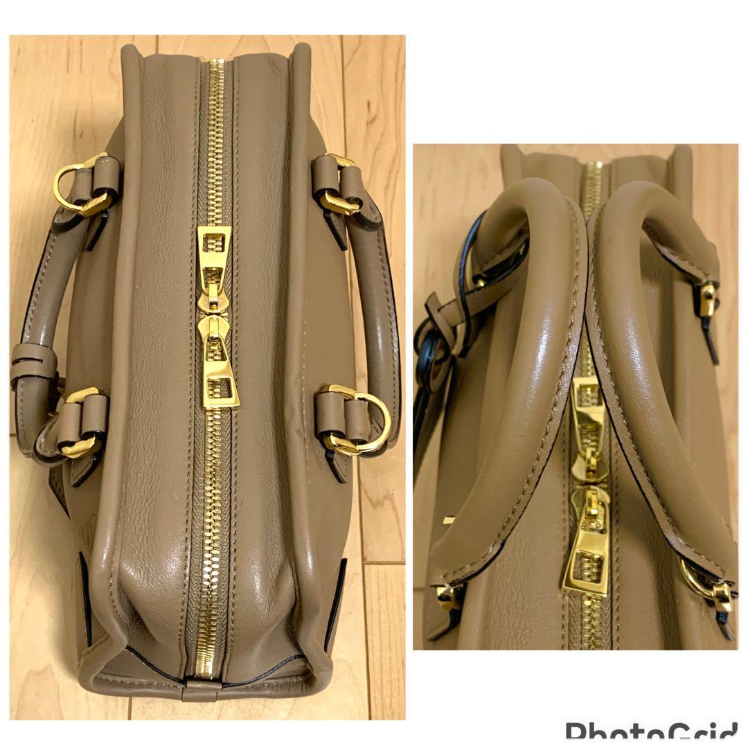 極美品　ロエベ アマソナ23 ショルダーバッグ ハンドバッグ 2way ベージュ