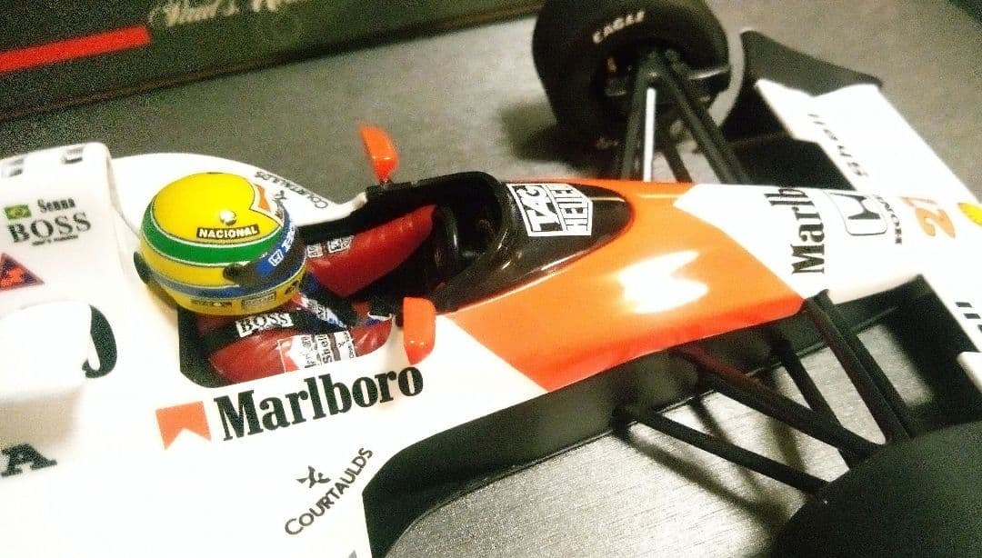 ミニチャンプス 1/18 F1 マクラーレン MP4/5B A.セナ リペイント