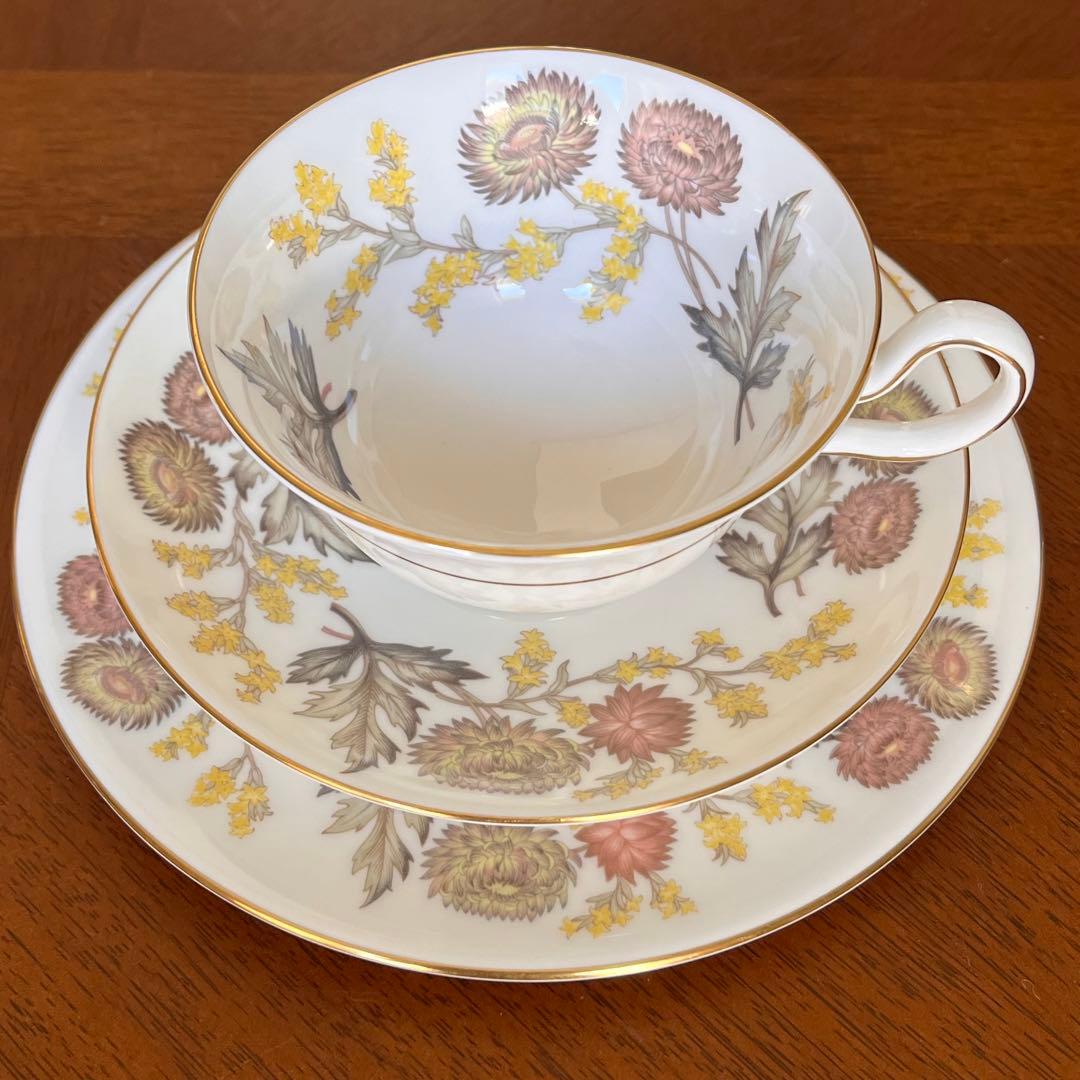 【英国ビンテージ】ウェッジウッド★リッチフィールド★トリオ