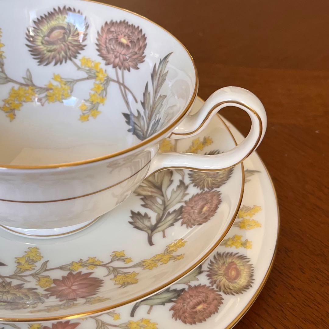 【英国ビンテージ】ウェッジウッド★リッチフィールド★トリオ