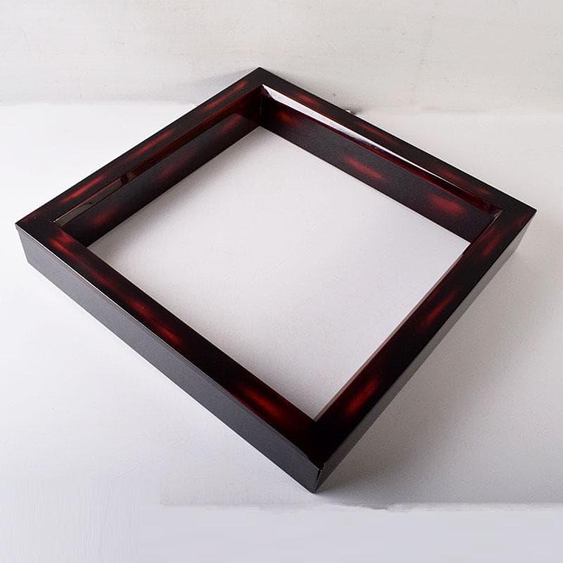 茶道具　塗師　岡本陽斎造　根来塗　炉縁　共箱　C　7873C