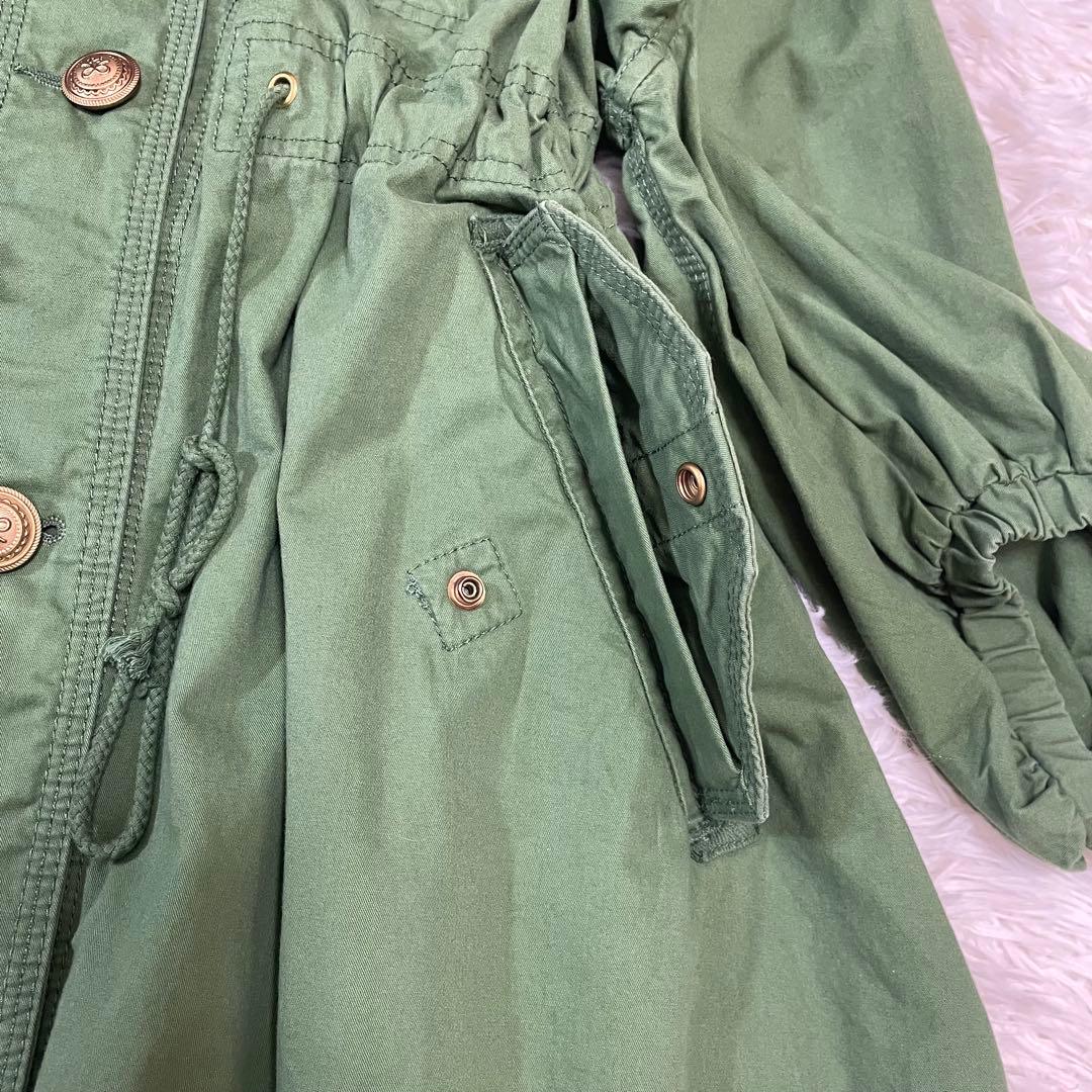 franche lippee ♡ワンピースコート レース　フード 取外可 金釦