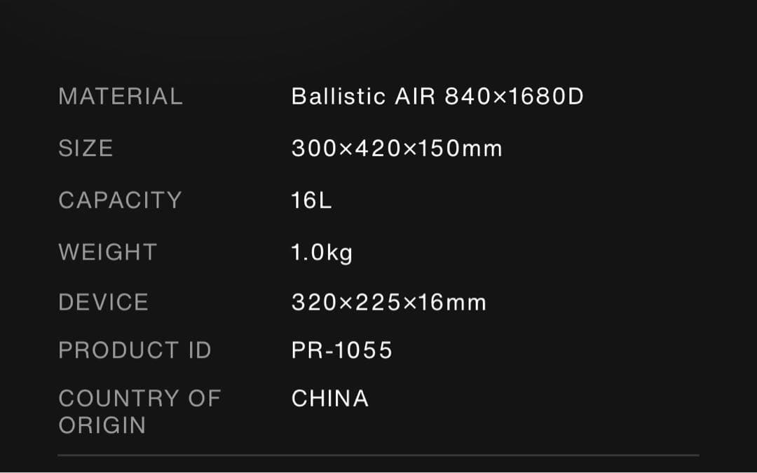 MONOLITH BACKPACK PRO SS ブラック　everyone