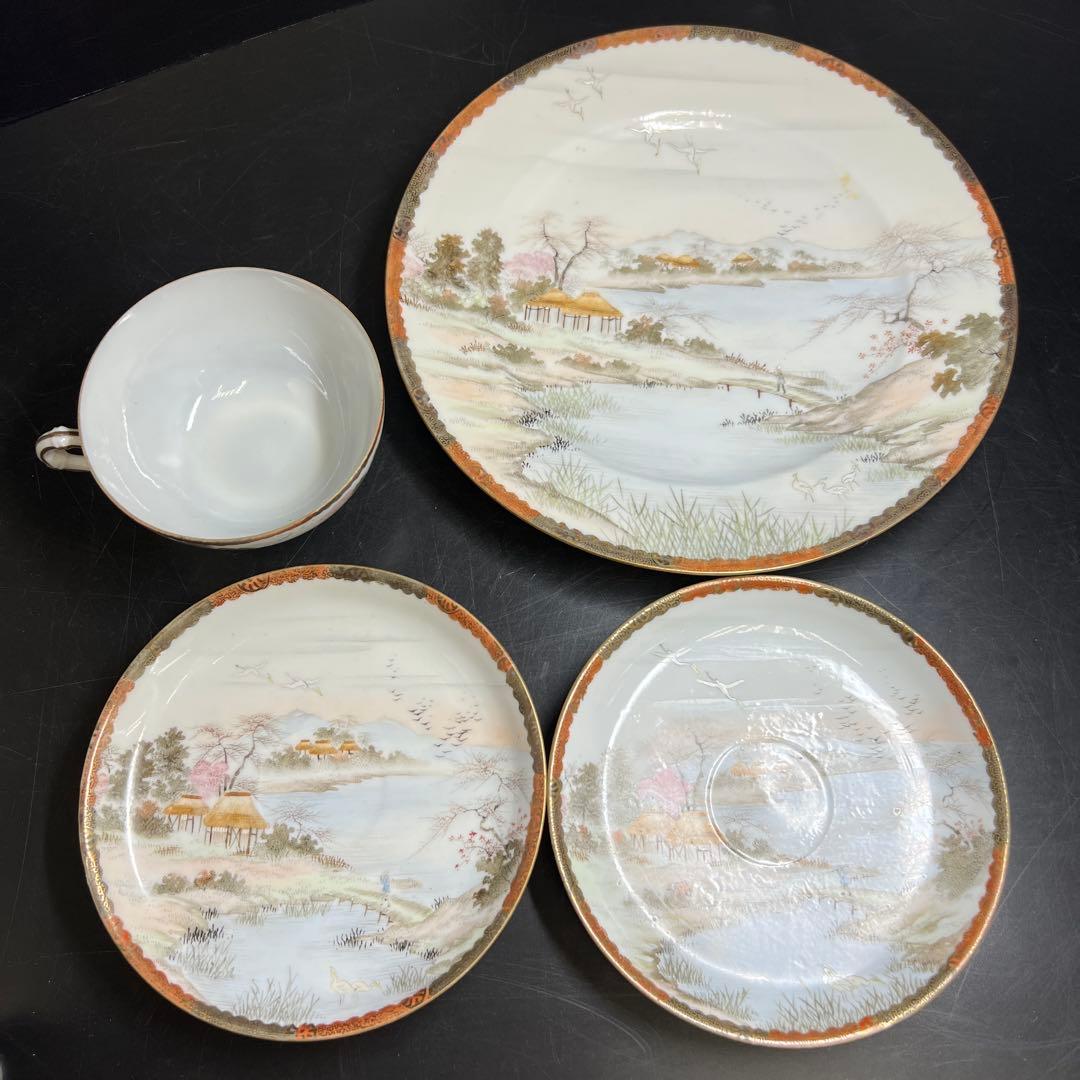 九谷焼　ティーセット　東Y8-0210②トコオ