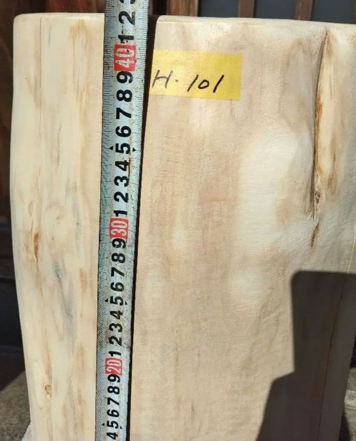 【H-101】 ヒノキ　檜　丸太　椅子　イス　テーブル　花台　飾り台　送料無料