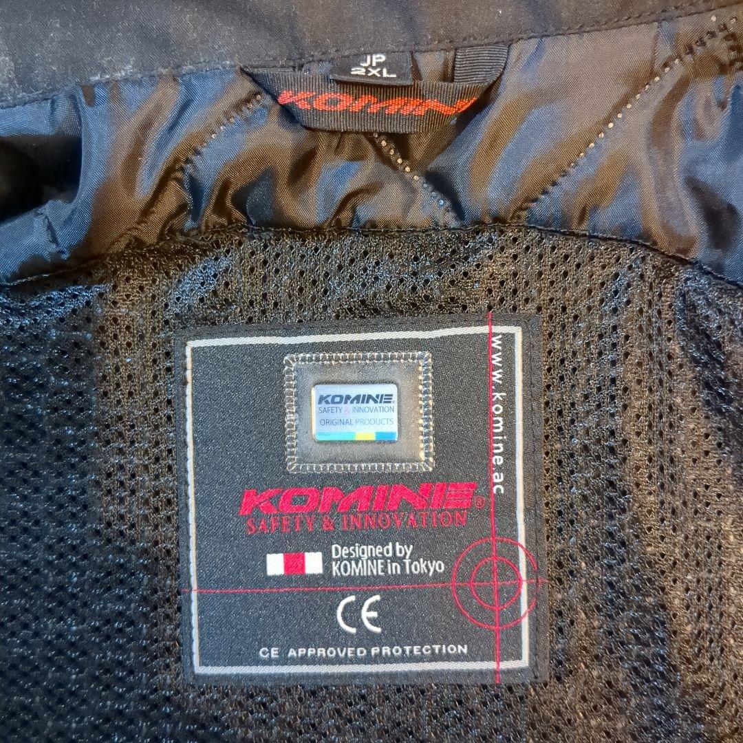 コミネプロテクトソフトシェルサーマルジャケット トゥオーノ Black 2XL