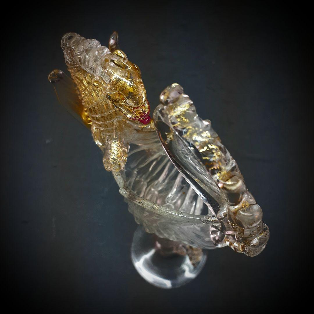 MURANO La Fenice ムラノ ラ フェニーチェ 双耳 ドラゴングラス