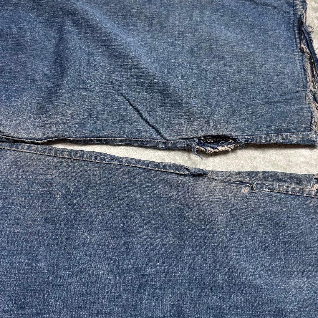 40s 大戦モデル デニムオーバーオール WARモデル 月桂樹ボタン WWⅡ