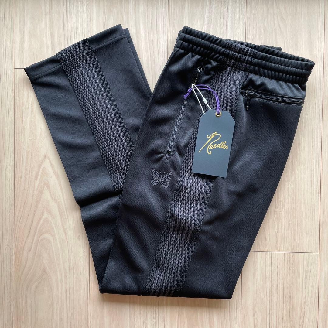 新品未使用　needles トラックパンツ　ナロー　ブラック　グレー