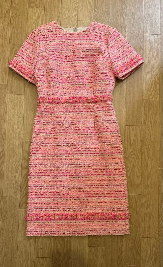 エミリアウィズemiriawiz マリアケントツイードショートスリーブワンピース