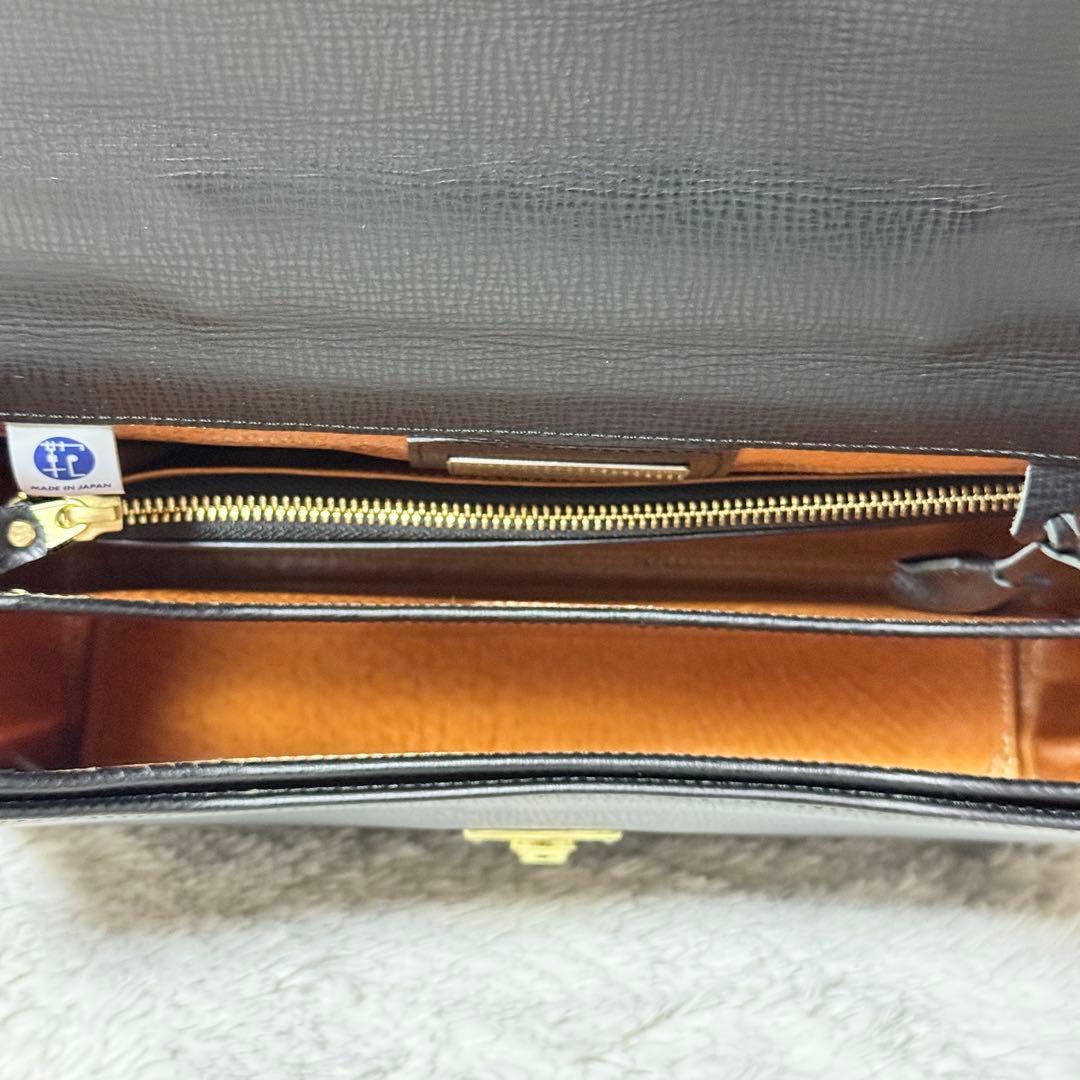 新品未使用✨銀座タニザワ　ブリーフケース　皇室御用達　ダレスバッグ　黒　超希少