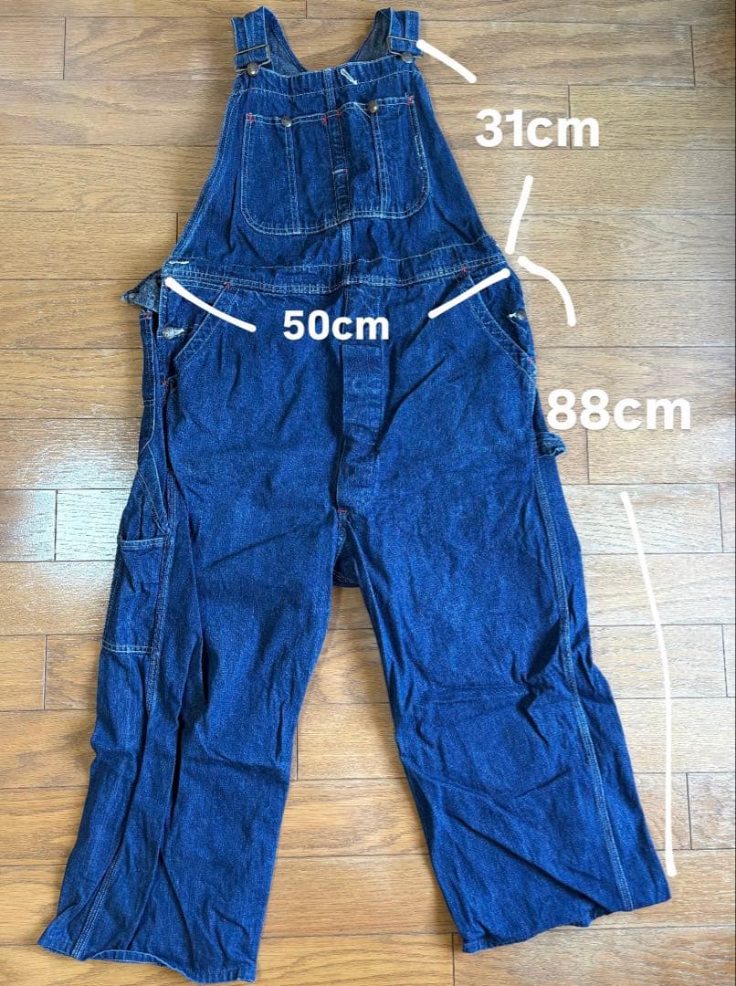 【40s/PAYDAY】オーバーオール　ヴィンテージデニム　オーバーサイズ 古着