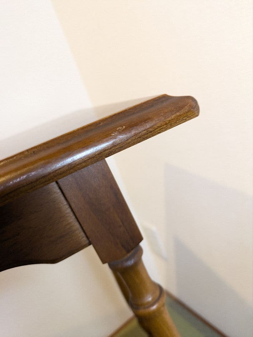 オールドカリモク サイドテーブル 花台 電話台 旧カタカナロゴ