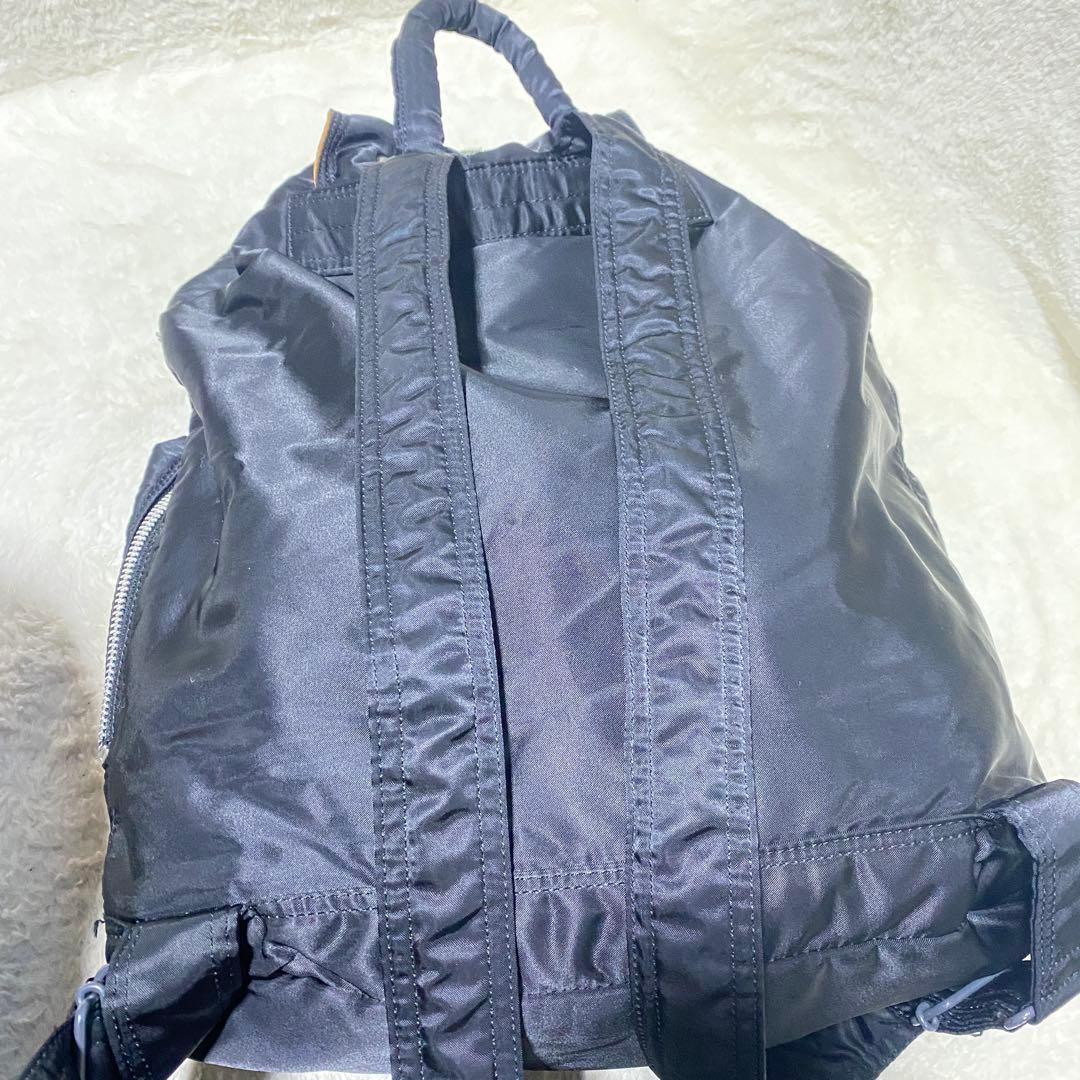 極美品 ポーター タンカー バックパック リュック A4 通勤 大容量 巾着 黒